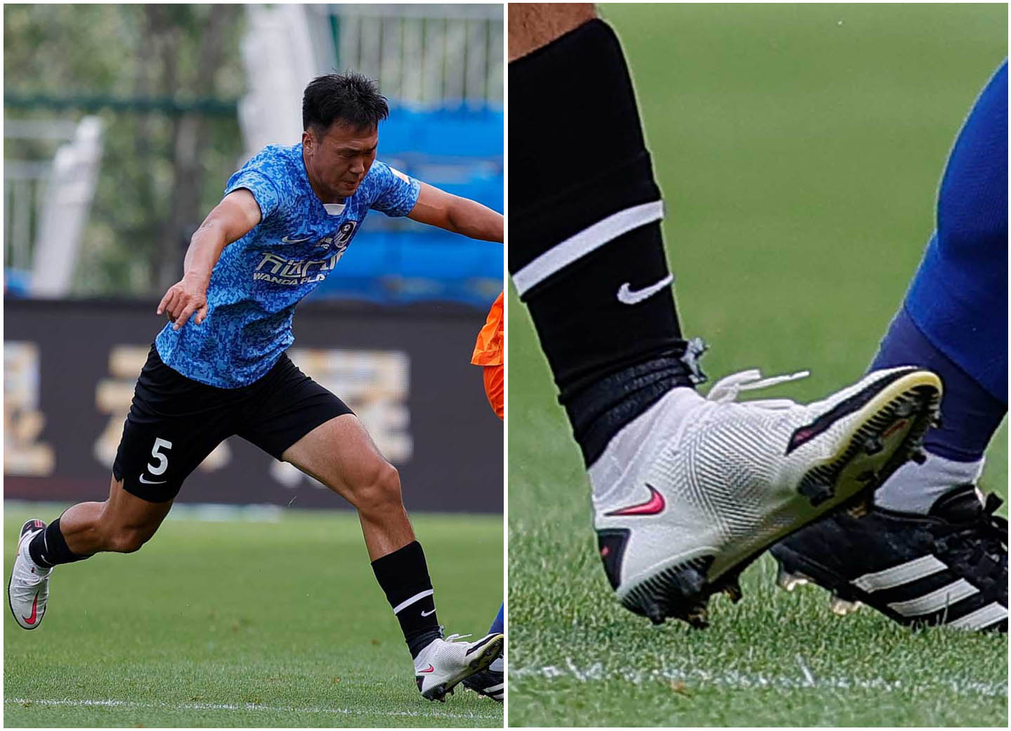 Wu Wei (Dalian Professional) sử dụng giày bóng đá Nike thế hệ mới chưa ra mắt