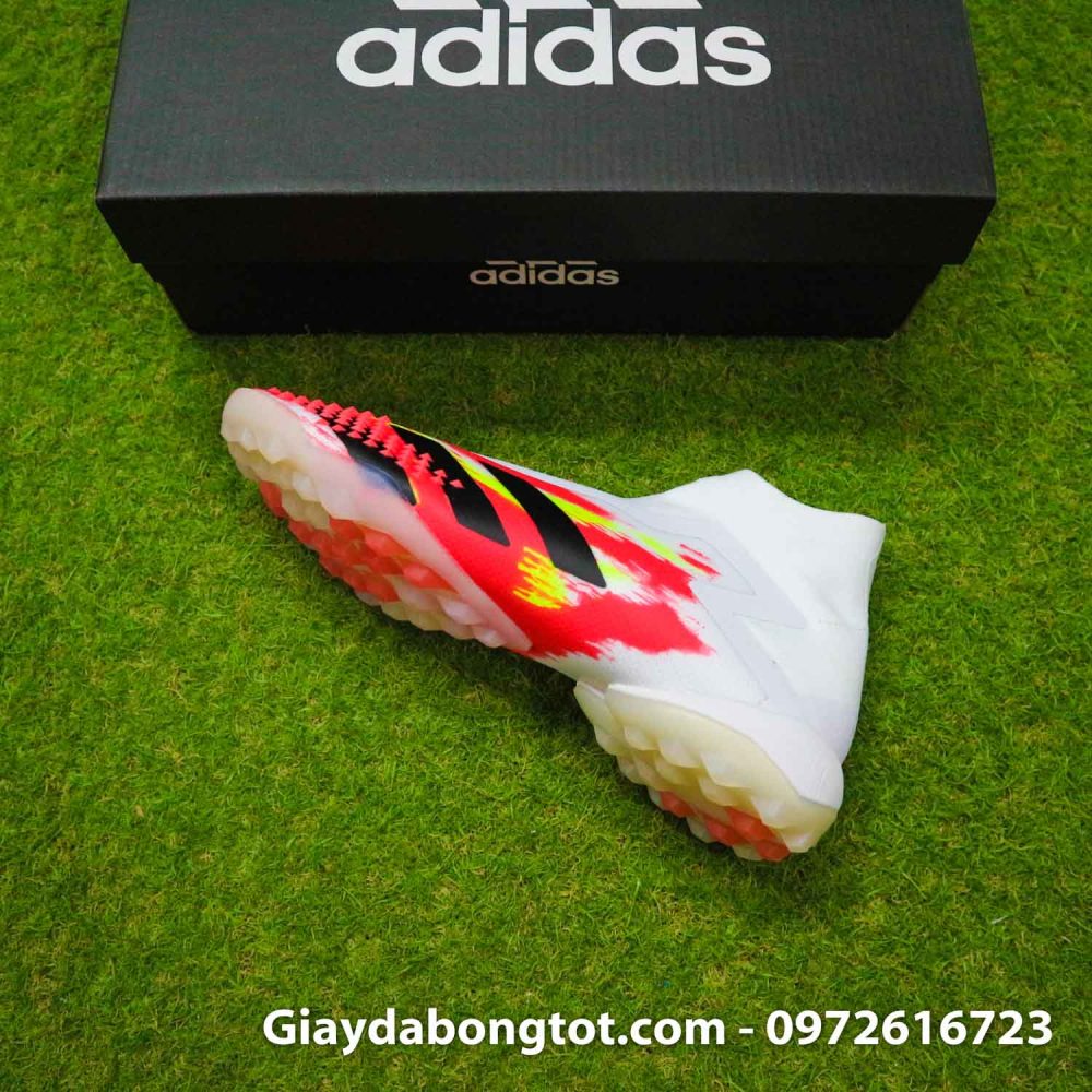 Giay san co nhan tao khong day adidas predator 20+ tf trang cam vach den (10)