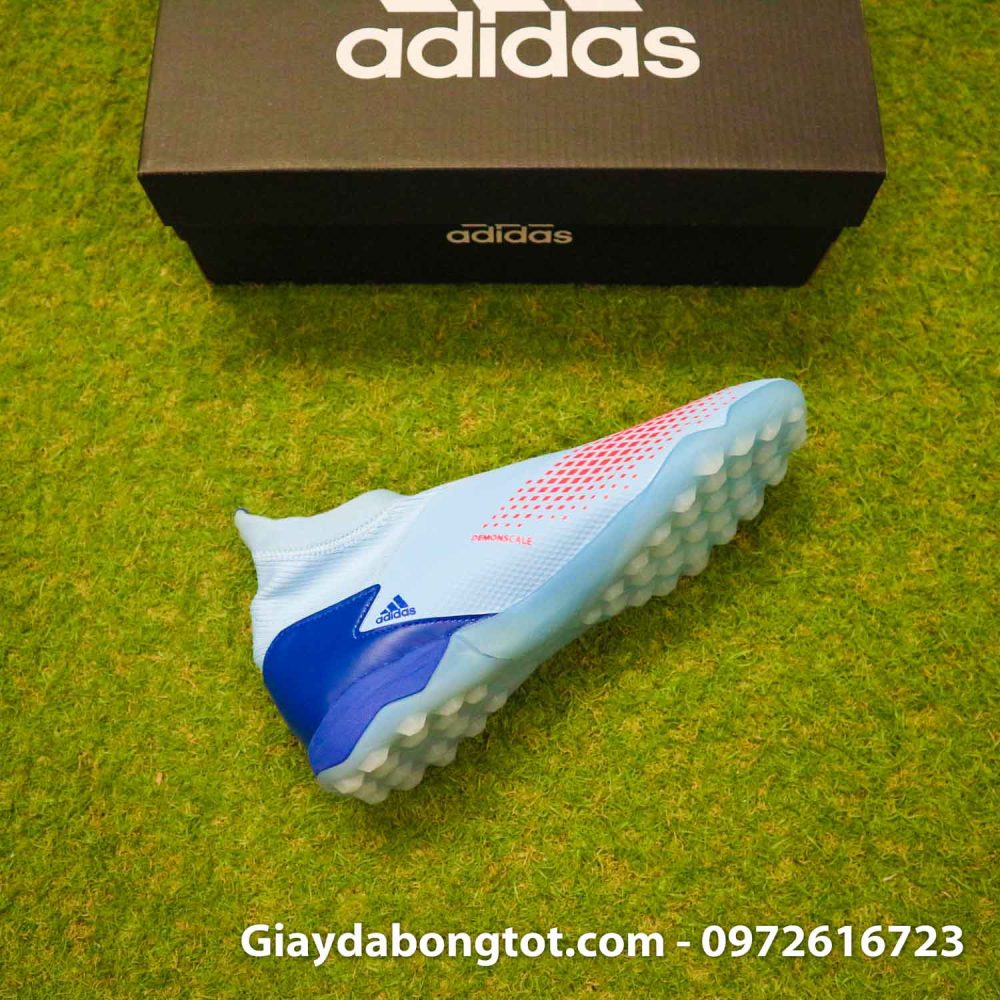 Giay san co nhan tao khong day adidas predator 20.3 tf xanh nhat (10)