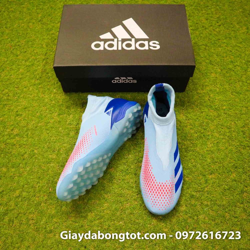 Giay san co nhan tao khong day adidas predator 20.3 tf xanh nhat (5)