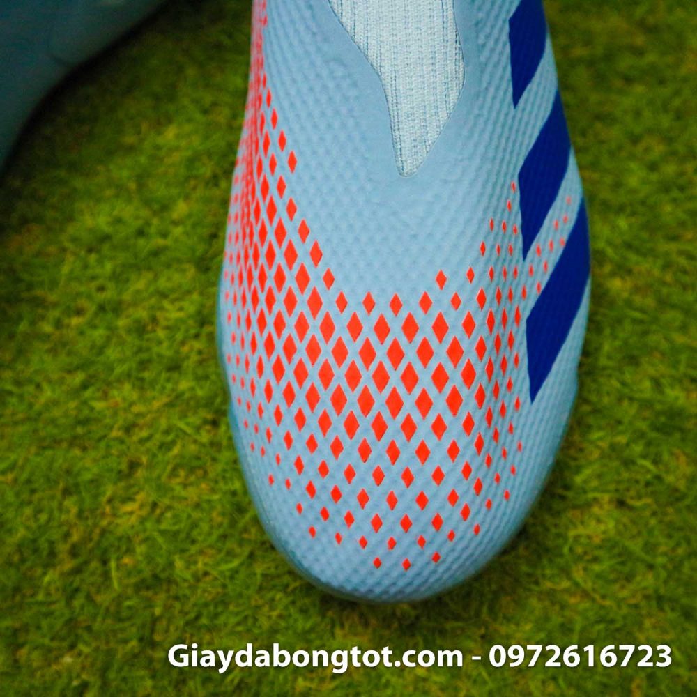 Giay san co nhan tao khong day adidas predator 20.3 tf xanh nhat (7)