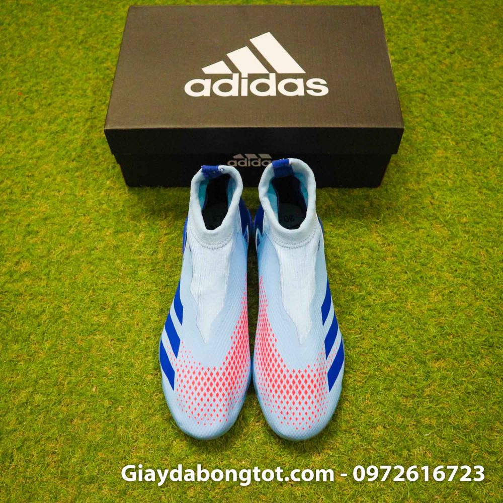 Giay san co nhan tao khong day adidas predator 20.3 tf xanh nhat (8)