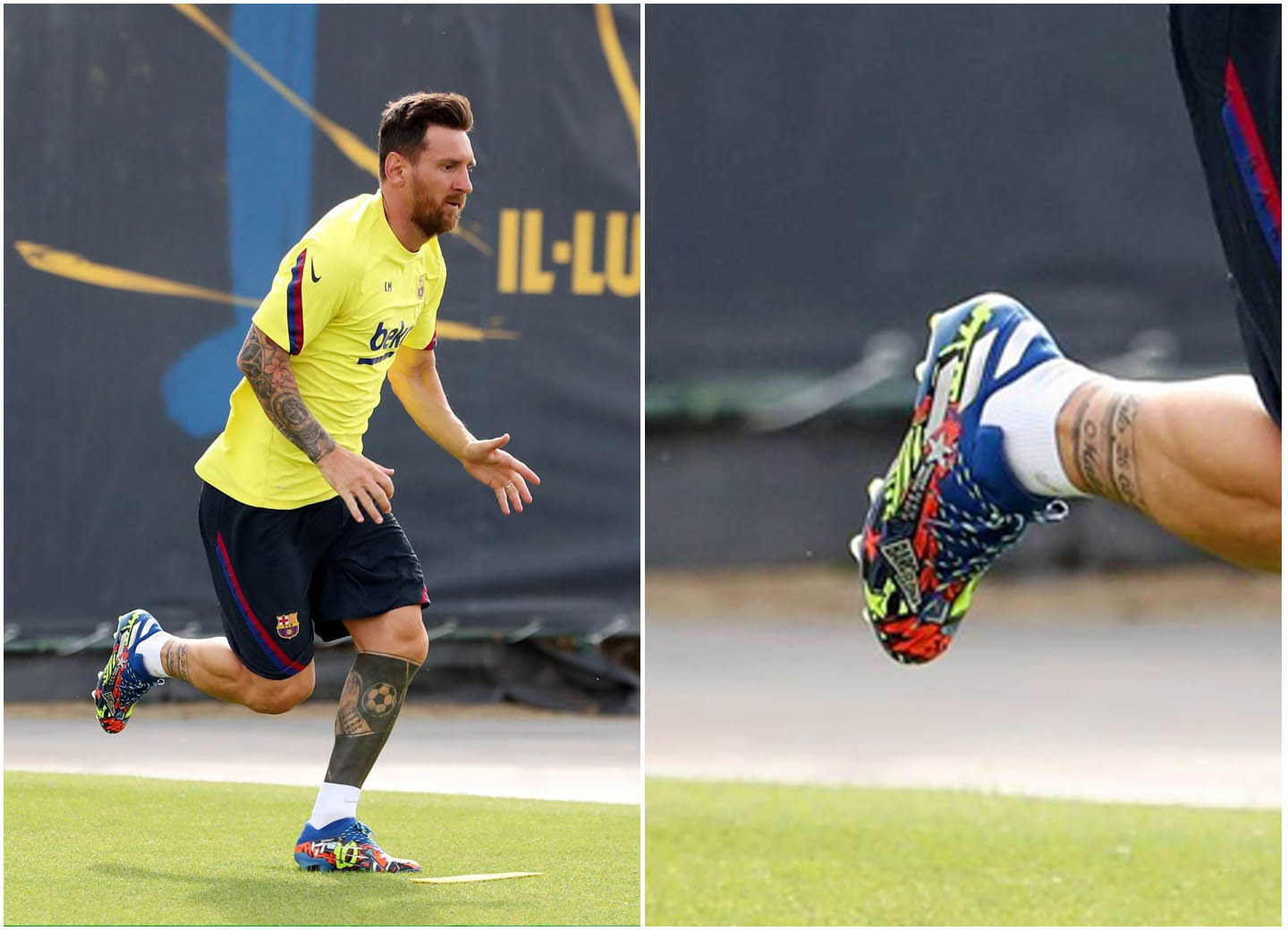 Messi sử dụng giày đá banh Adidas Nemeziz 19.1 FG được thửa riêng để thi đấu