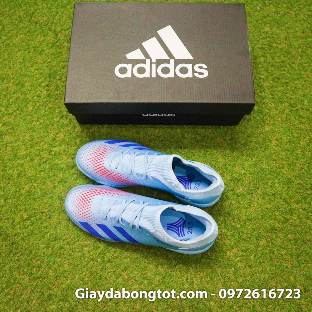 Giay da banh adidas predator 20.3 tf xanh nhat co thap (1)