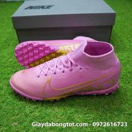 Giay da banh cao cao tre em nike mercurial superfly 7 tf hong phan (3)
