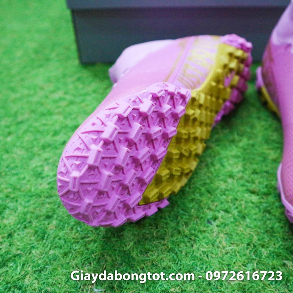 Giay da banh cao cao tre em nike mercurial superfly 7 tf hong phan (6)
