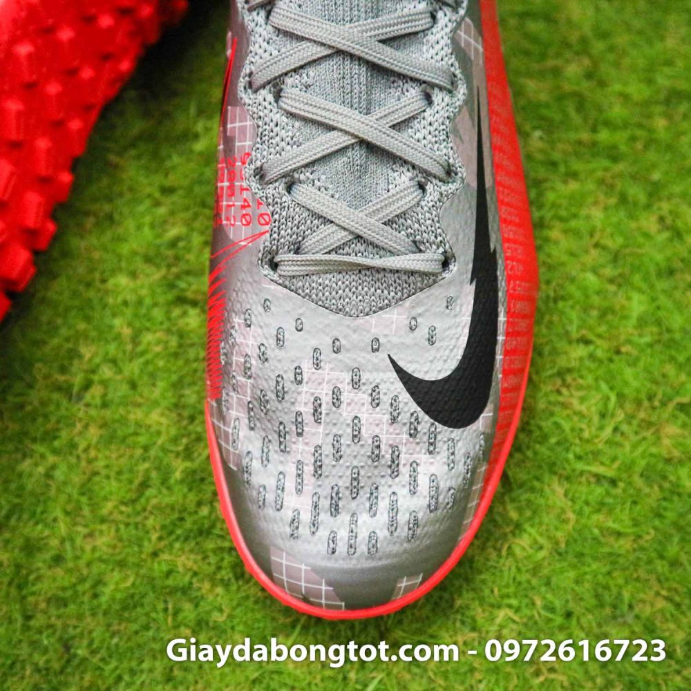 Giay da banh co cao nike mercurial superfly 7 elite tf xam vach do (7)