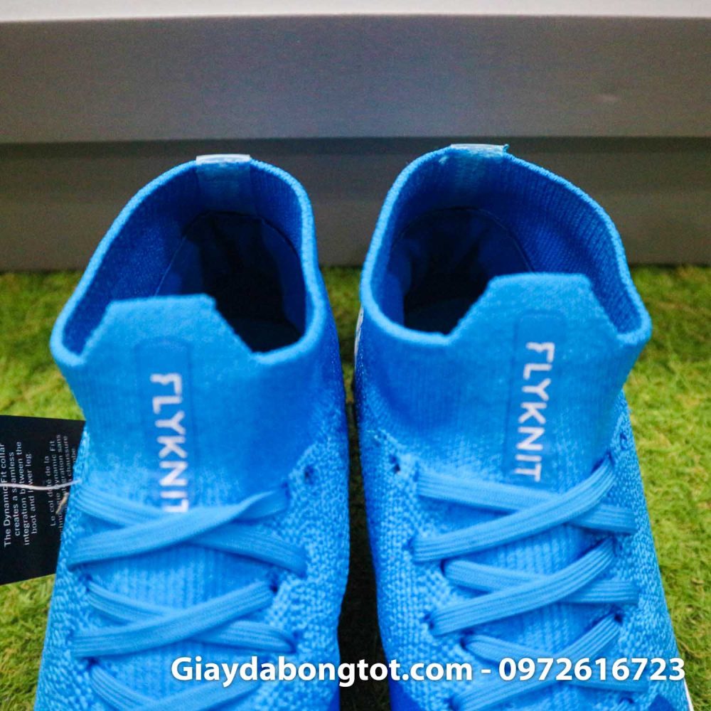 Giay da banh co cao nike mercurial superfly 7 tf xanh duong (9)