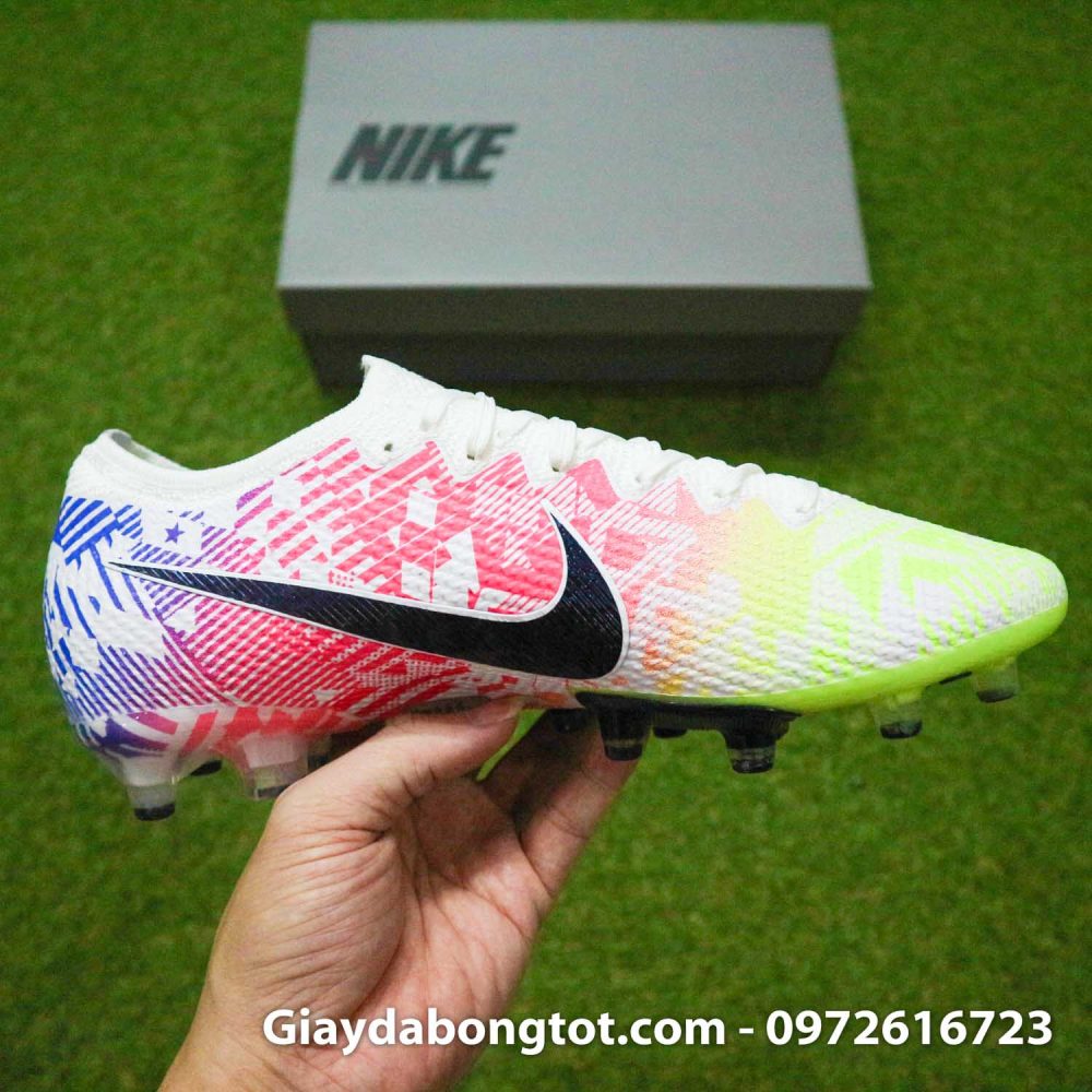 Giay da banh nike mercurial vapor 13 elite ag pro neymar vang do xanh (14)