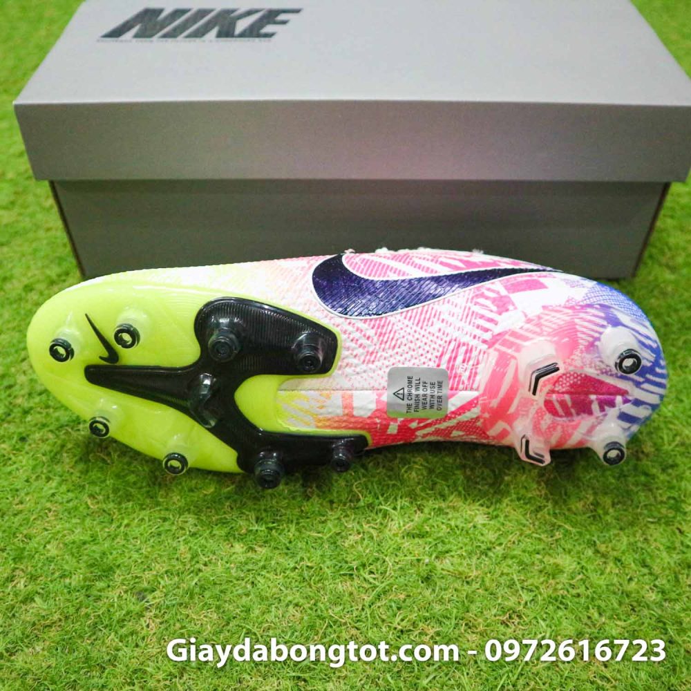 Giay da banh nike mercurial vapor 13 elite ag pro neymar vang do xanh (4)