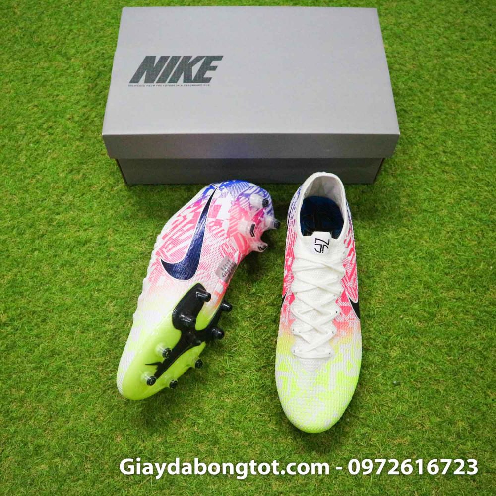 Giay da banh nike mercurial vapor 13 elite ag pro neymar vang do xanh (5)