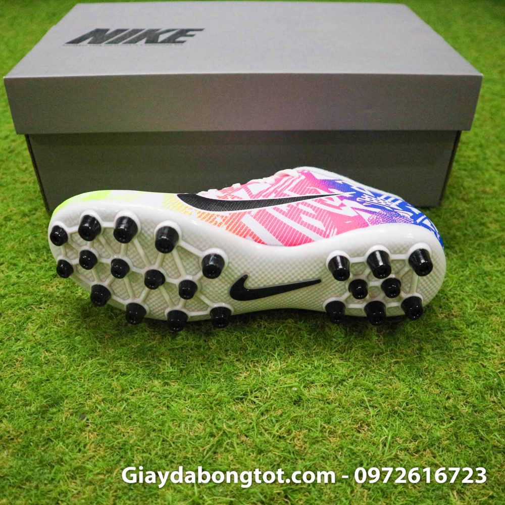 Giay da banh tre em nike mercurial vapor 13 ag neymar vang do xanh (4)