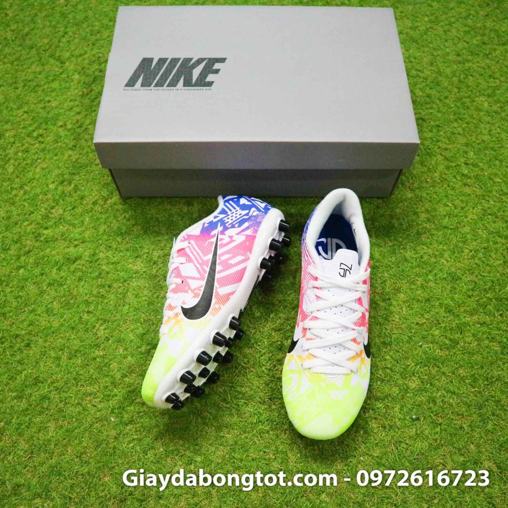 Giay da banh tre em nike mercurial vapor 13 ag neymar vang do xanh (5)