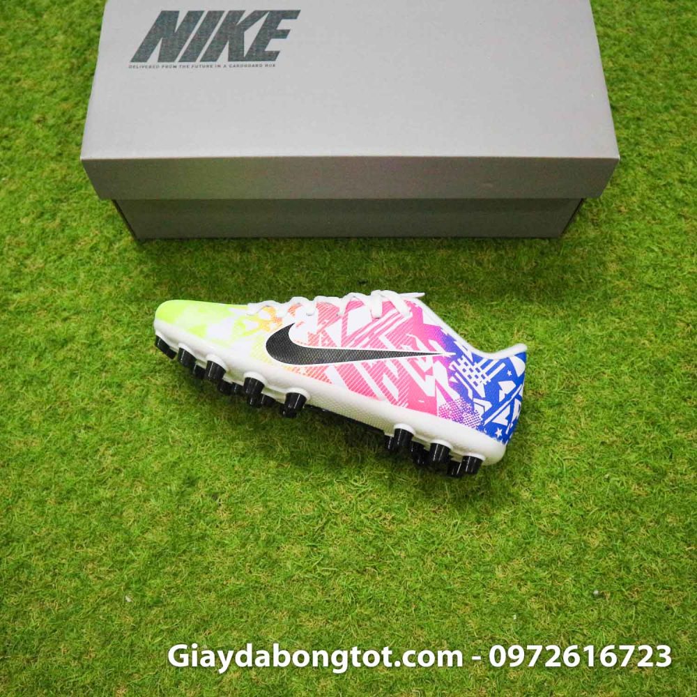 Giay da banh tre em nike mercurial vapor 13 ag neymar vang do xanh (7)