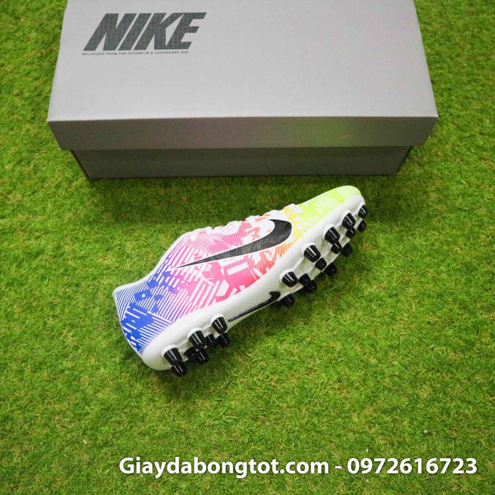 Giay da banh tre em nike mercurial vapor 13 ag neymar vang do xanh (8)