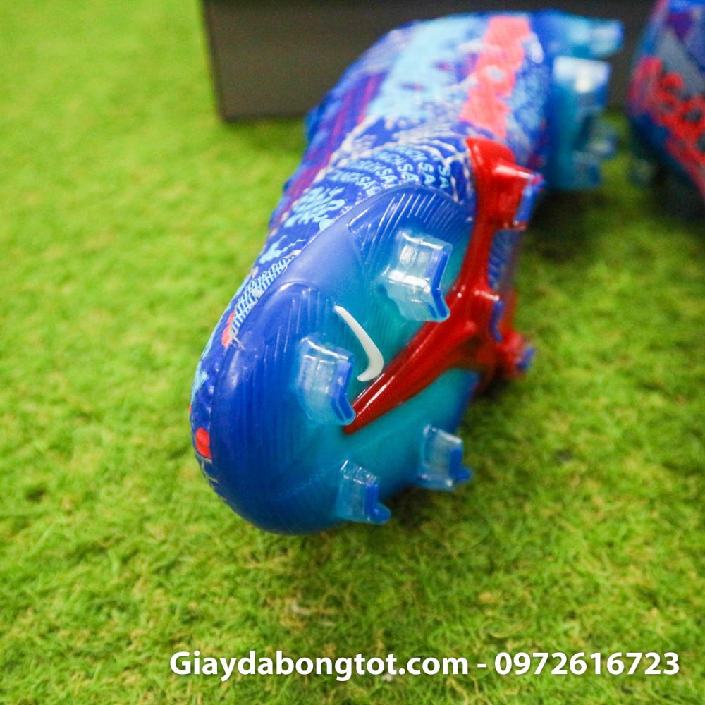 Giay da bong da vai nike mercurial vapor 13 elite fg jadon sancho xanh duong (6)