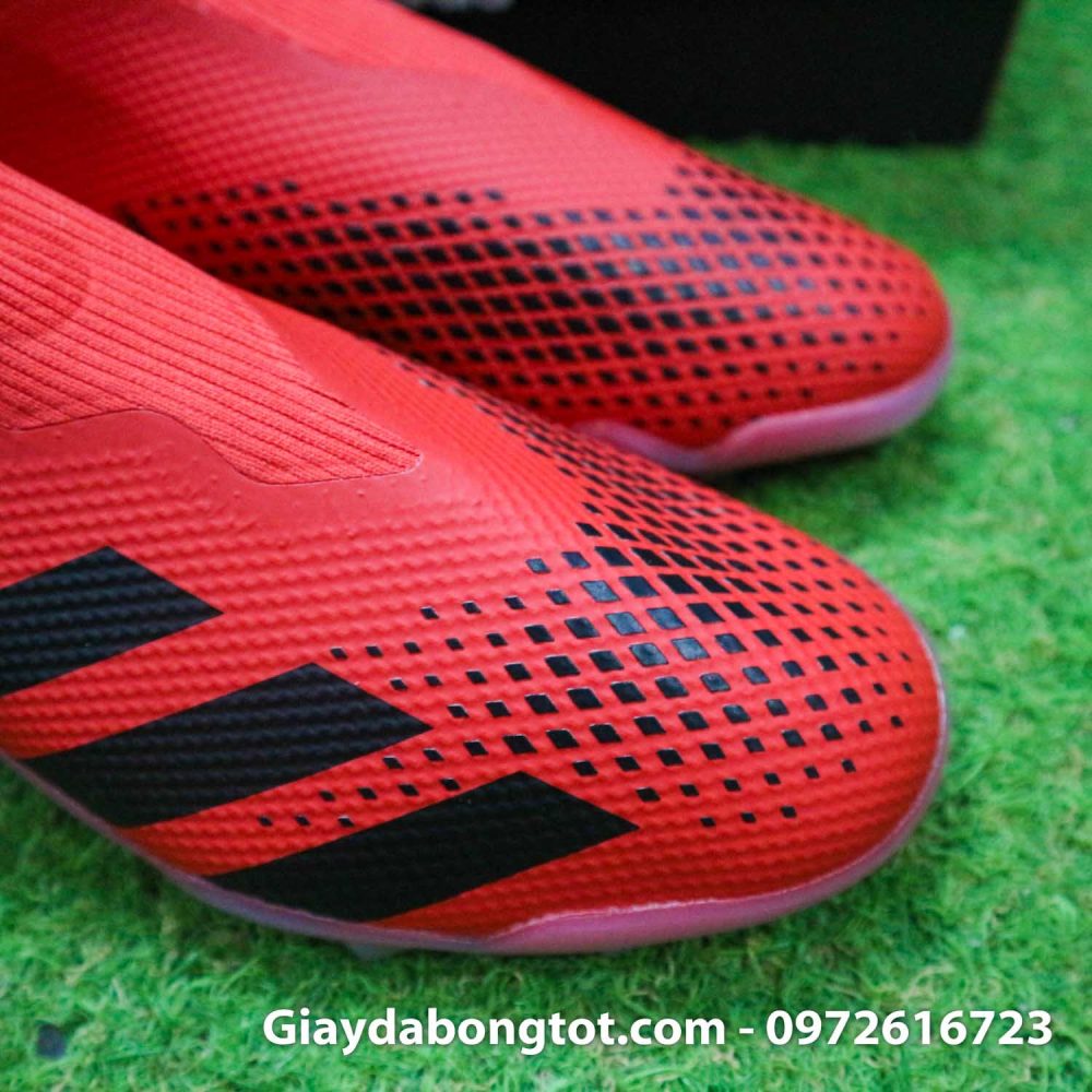Giay da bong khong day adidas predator 20 tf do vach den de trong (10)