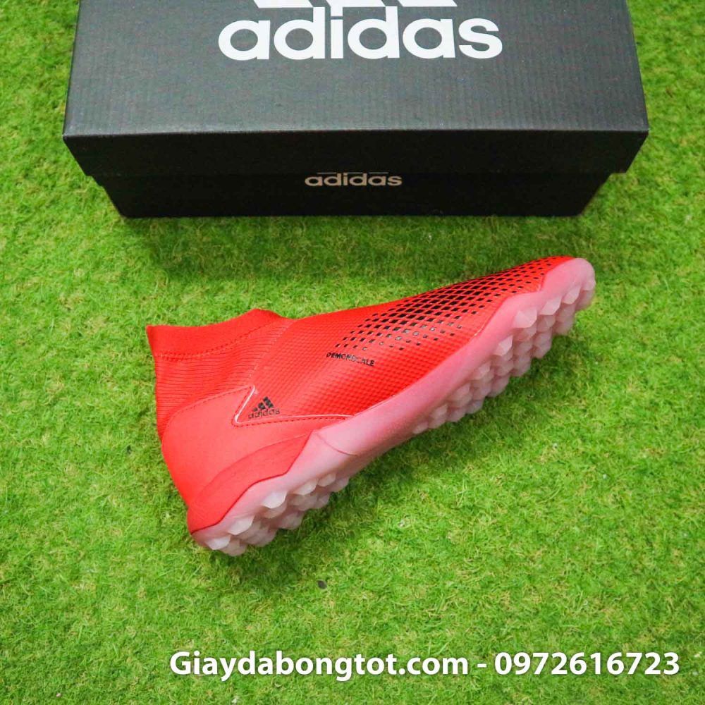 Giay da bong khong day adidas predator 20 tf do vach den de trong (12)