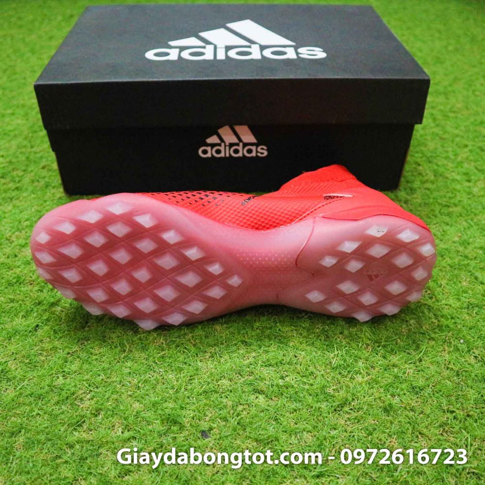 Giay da bong khong day adidas predator 20 tf do vach den de trong (4)
