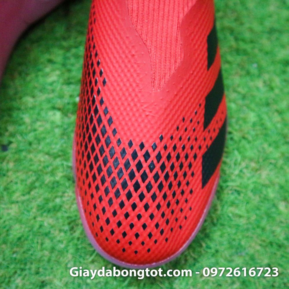 Giay da bong khong day adidas predator 20 tf do vach den de trong (7)