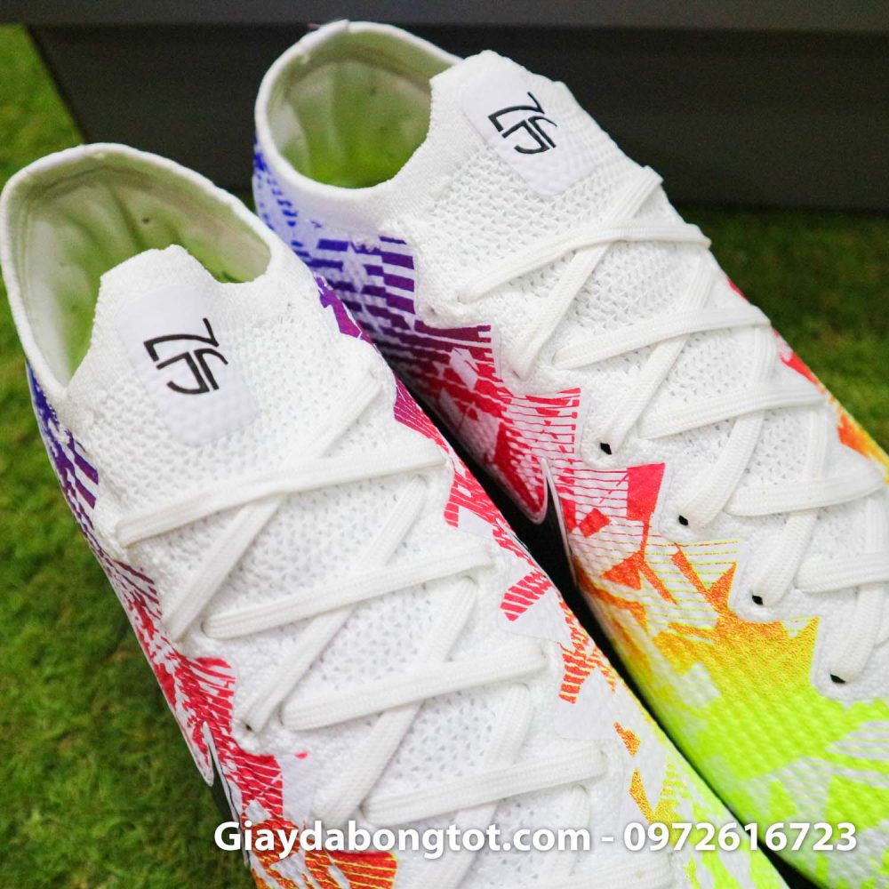 Giay da bong tre em dinh cao nike mercurial vapor 13 elite neymar vang do xanh (14)