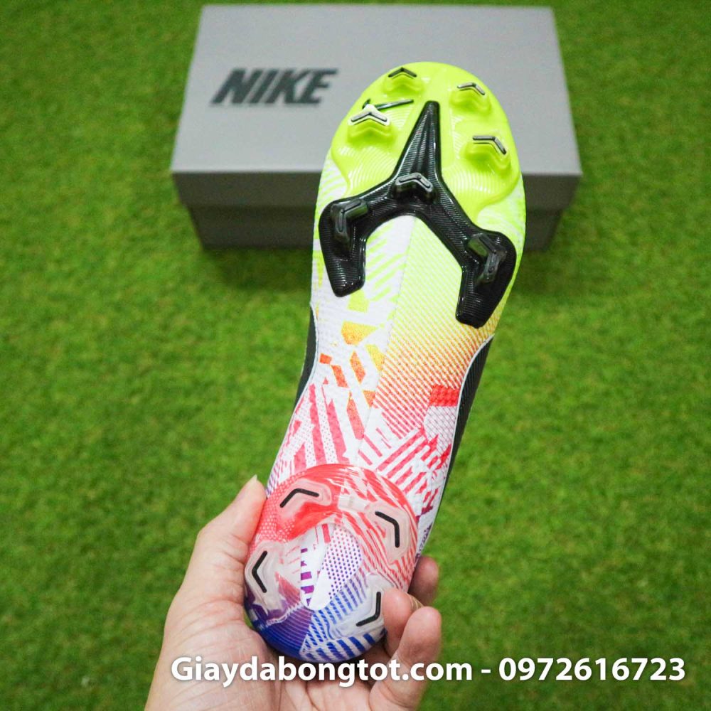 Giay da bong tre em dinh cao nike mercurial vapor 13 elite neymar vang do xanh (17)
