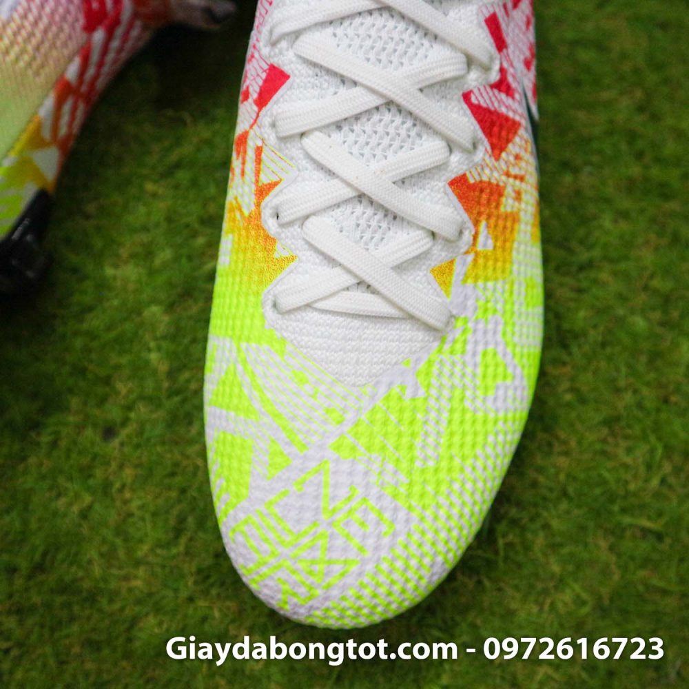 Giay da bong tre em dinh cao nike mercurial vapor 13 elite neymar vang do xanh (8)