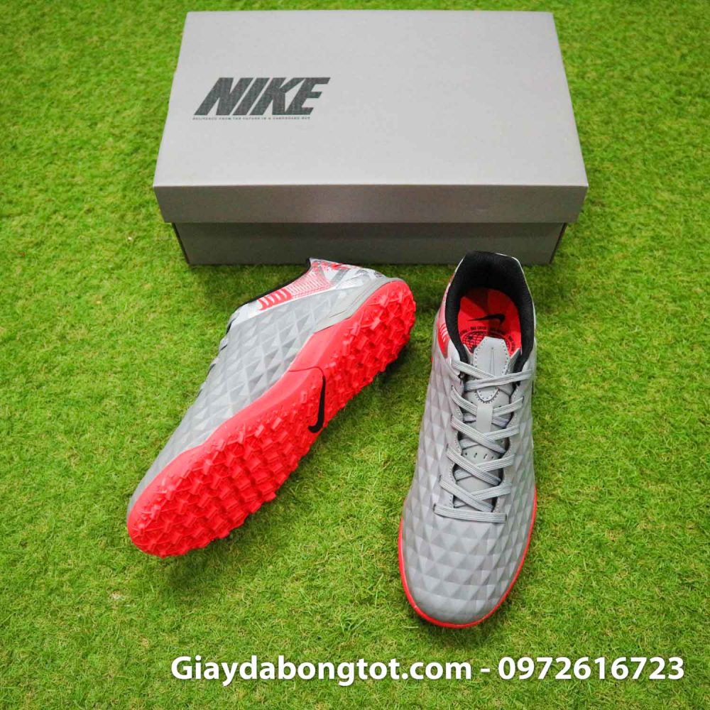 Nike tiempo legend 8 pro tf xam do vach den super fake (5)