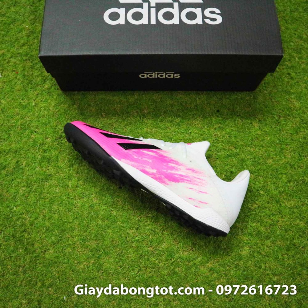 Giay bong da adidas x19.3 tf trang hong 2020 (10)