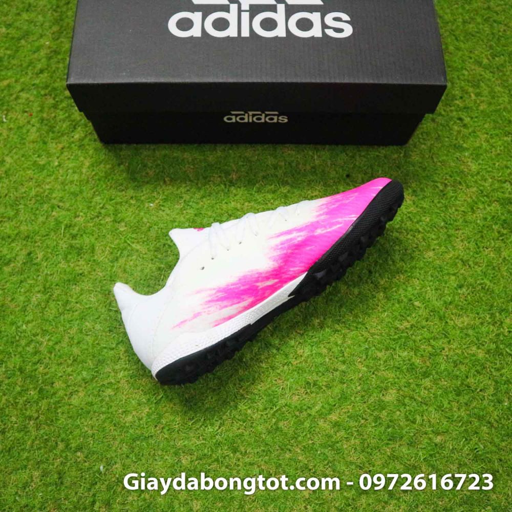 Giay bong da adidas x19.3 tf trang hong 2020 (11)