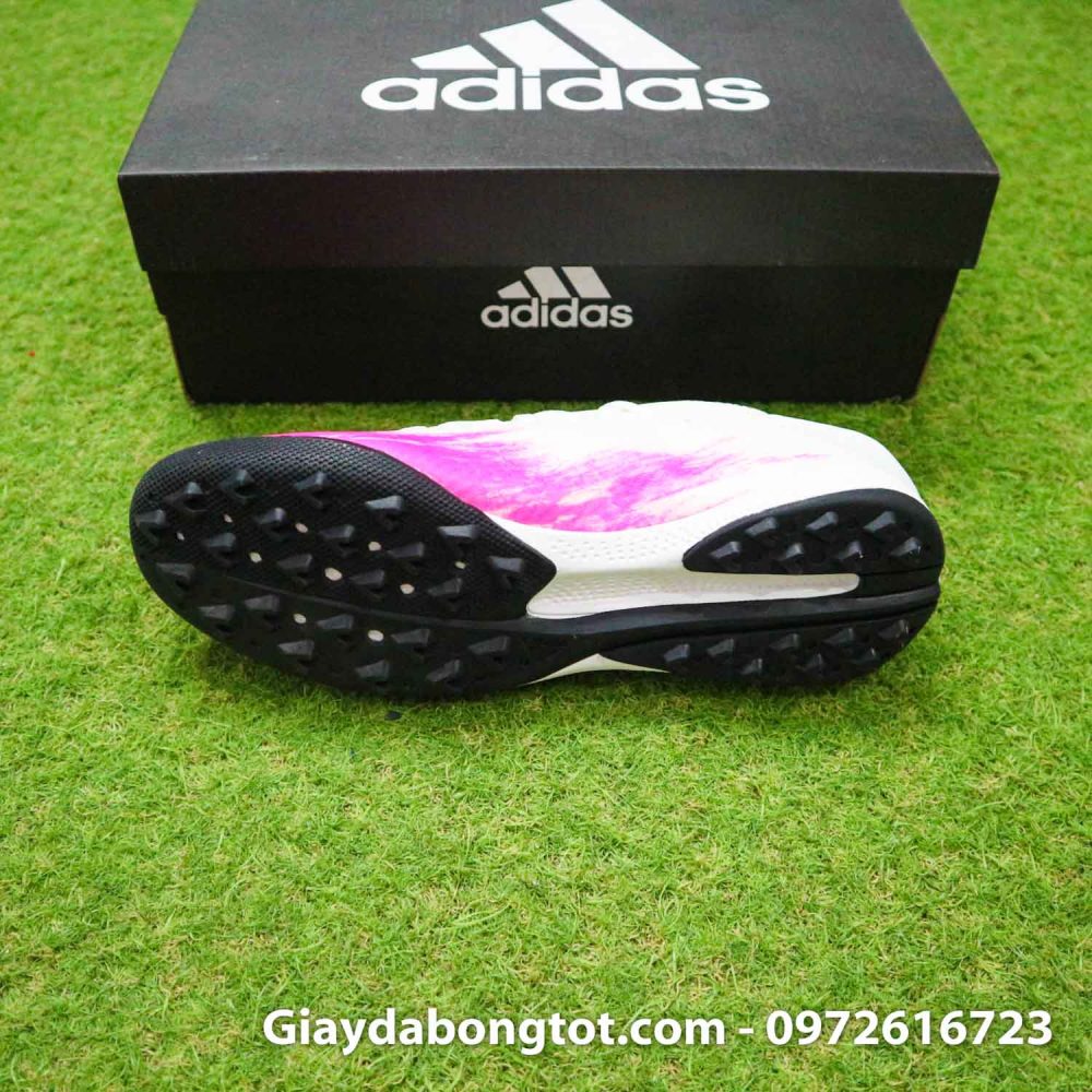 Giay bong da adidas x19.3 tf trang hong 2020 (4)