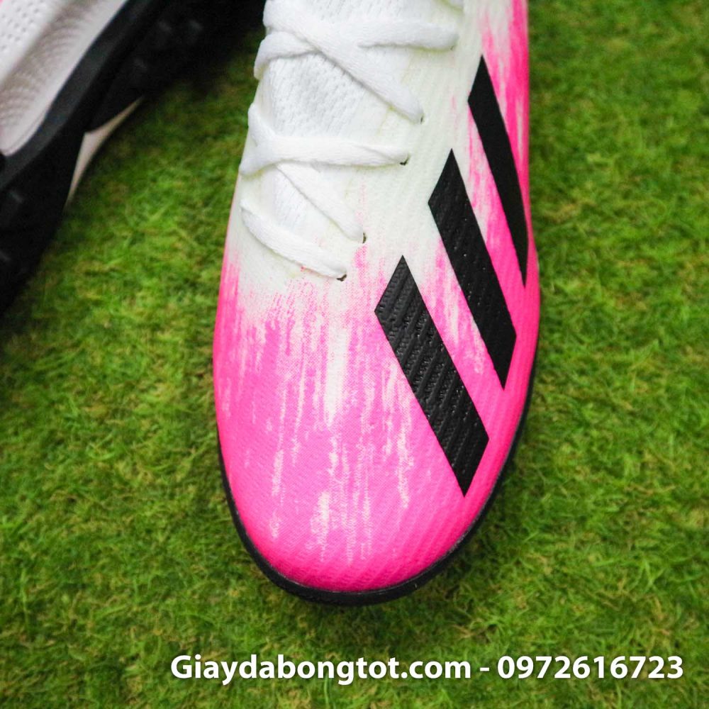 Giay bong da adidas x19.3 tf trang hong 2020 (7)