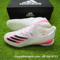 Giay da bong sieu nhe adidas x ghosted .1 tf trang got hong (3)