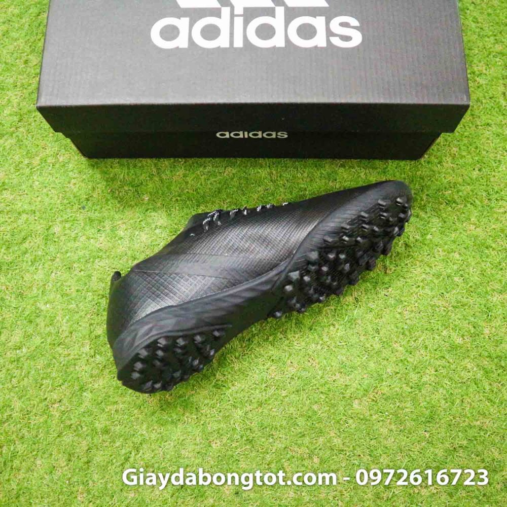 Giay da bong sieu nhe adidas x ghosted tf den vach xanh 2020 (1)