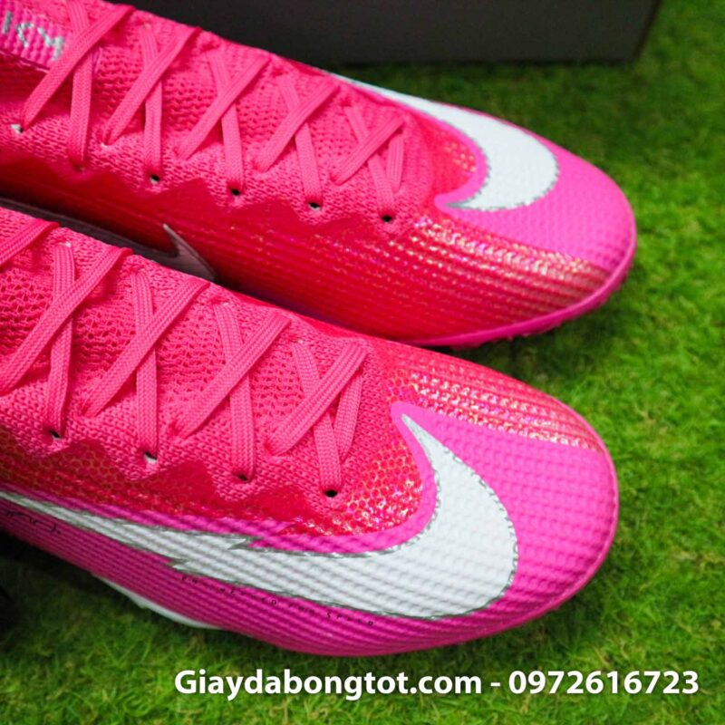 Nike mercurial superfly 7 elite tf mbappe hong pink vach trang (10)