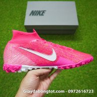 Nike mercurial superfly 7 elite tf mbappe hong pink vach trang (14)