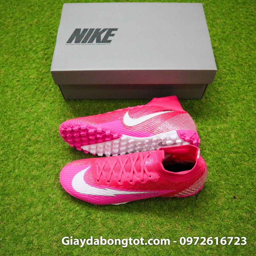 Nike mercurial superfly 7 elite tf mbappe hong pink vach trang (2)