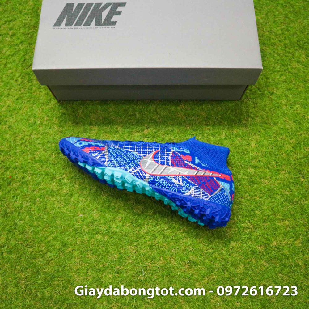 Nike mercurial superfly 7 elite tf xanh duong sancho se11 (12)