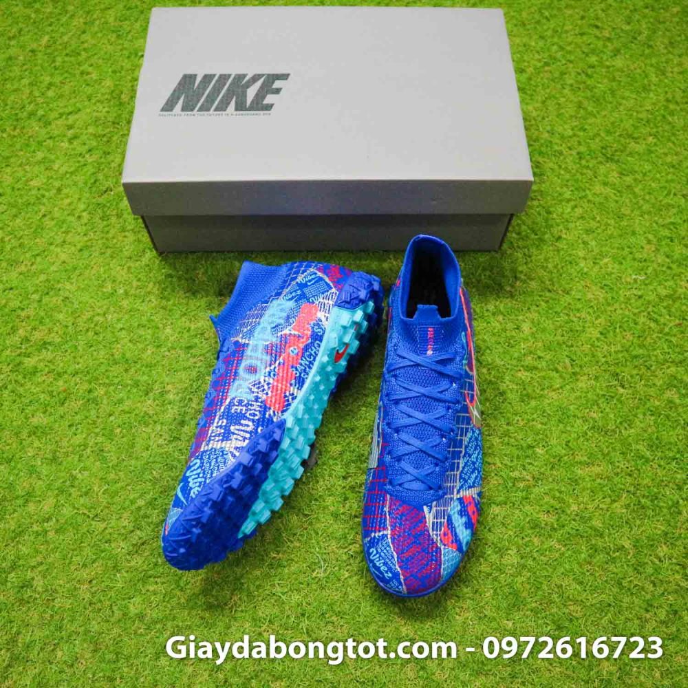 Nike mercurial superfly 7 elite tf xanh duong sancho se11 (5)