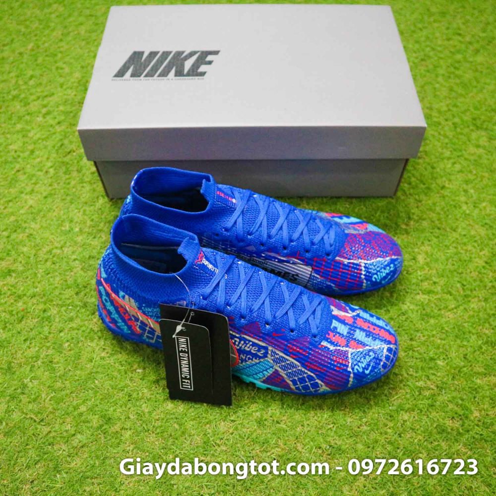 Nike mercurial superfly 7 elite tf xanh duong sancho se11 (9)