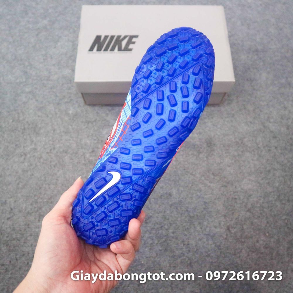 Giay bong da da vai nike mercurial vapor 13 pro tf xanh duong sancho (10)