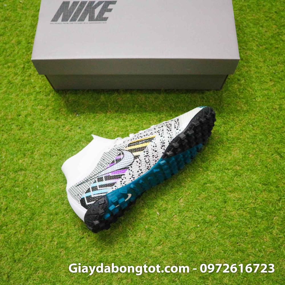 Giay da bong cao co nike mercurial superfly 7 elite tf dream speed 3 trang den (11)
