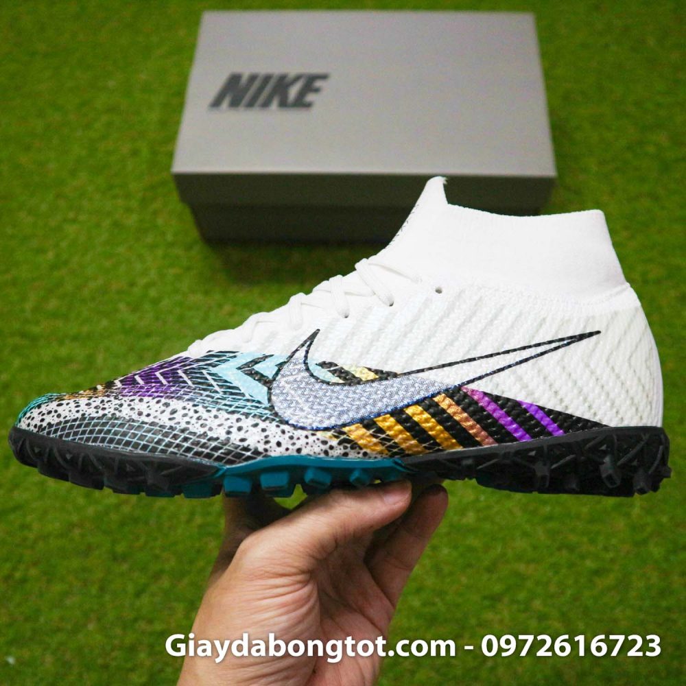 Giay da bong cao co nike mercurial superfly 7 elite tf dream speed 3 trang den (13)