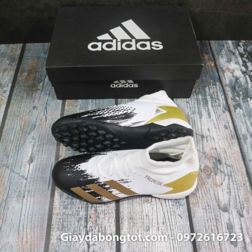 Giày bóng đá Adidas-lựa chọn hàng đầu dành cho bạn Adidas-predator-20.3-tf-trang-den-vach-vang-superfake-2-500x500