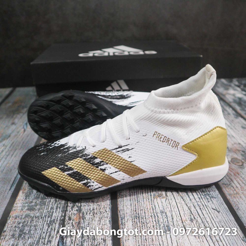 Adidas predator 20.3 tf trang den vach vang superfake (3)