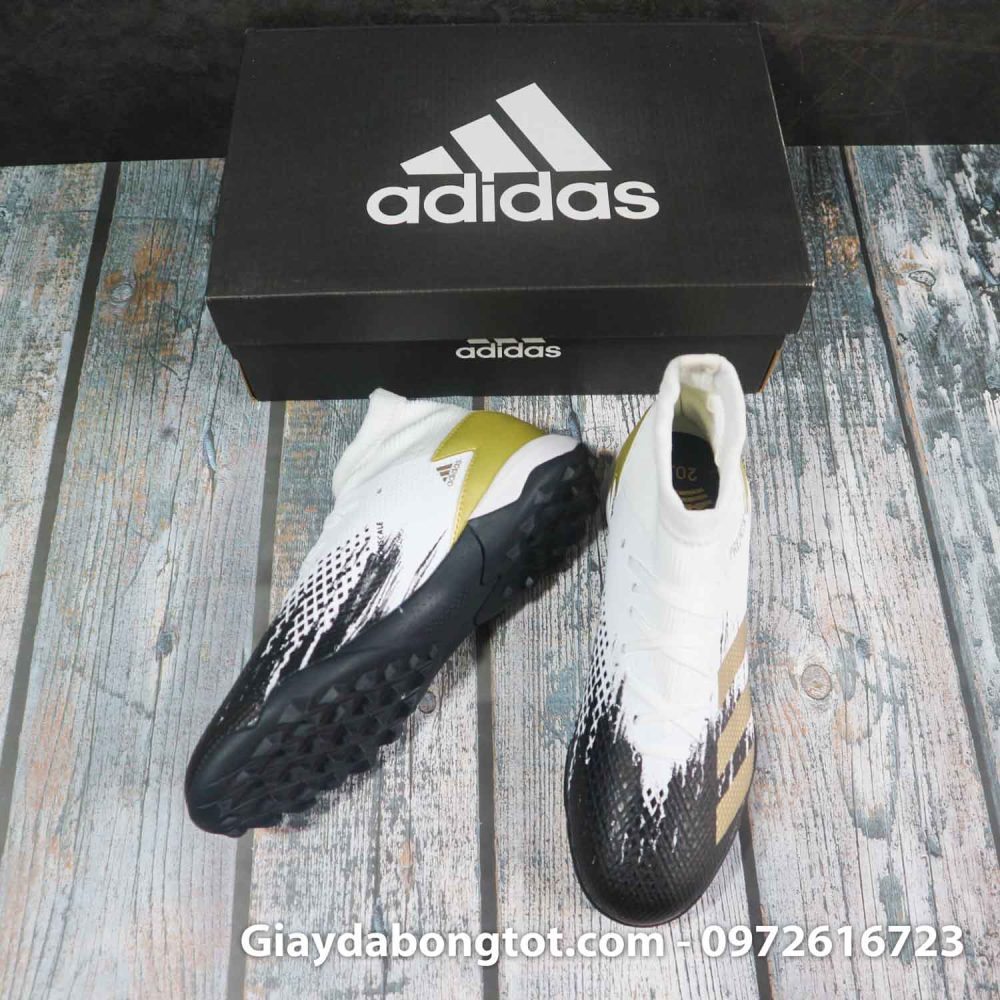 Adidas predator 20.3 tf trang den vach vang superfake (5)