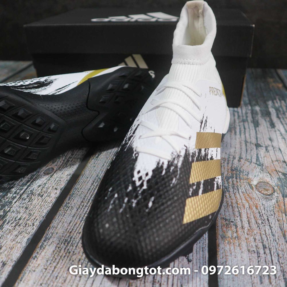 Adidas predator 20.3 tf trang den vach vang superfake (7)