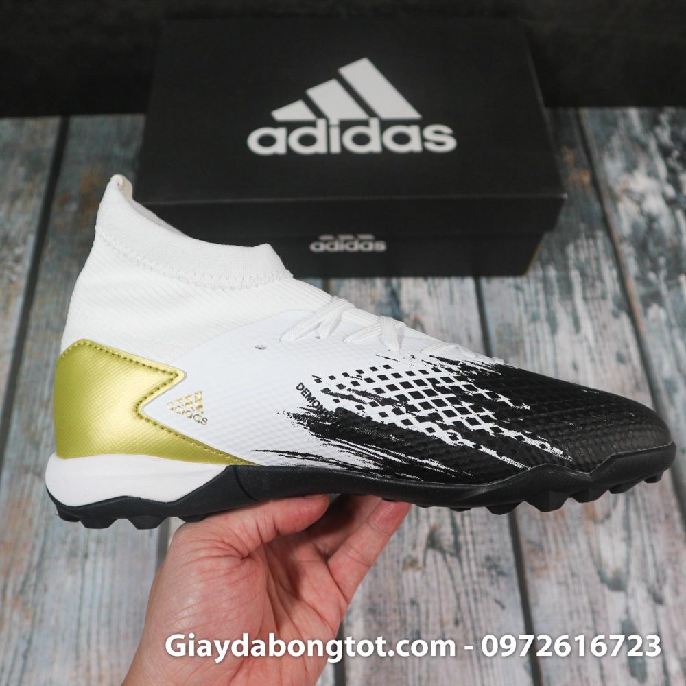 Adidas predator 20.3 tf trang den vach vang superfake (9)