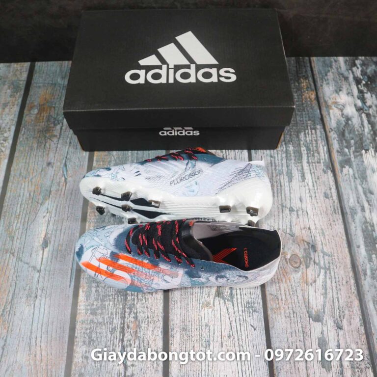 Địa chỉ cung cấp giày đá bóng adidas tốt nhất thị trường hiện nay. Adidas-x-ghosted-.1-fg-trang-den-tsubasa-2-768x768