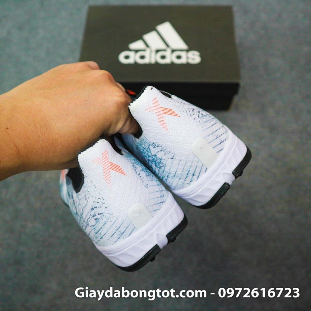 Giay bong da adidas x ghosted .1 tf trang den vach cam tsubasa (1)